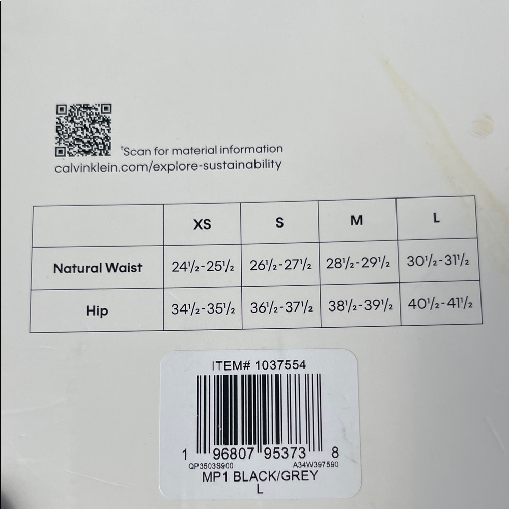 Calvin Klein 3-Pack Bikini - Black, Gray, White. NWT Large - Picture 6 of 8